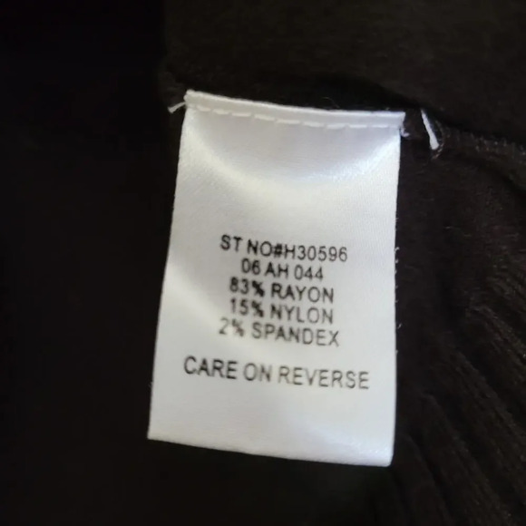 Yuka Womens Embellished Sweater Top Size Small Brown Bronze V-Neck Rayon Blend - Picture 4 of 7